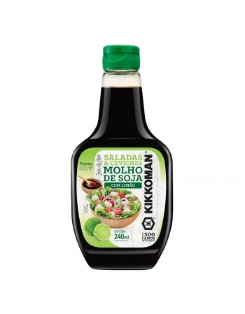 MOLHO DE SOJA COM LIMAO 240ML - KIKKOMAN