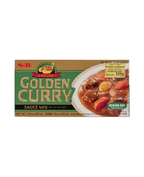 GOLDEN CURRY CHUKARA 220G - S&B