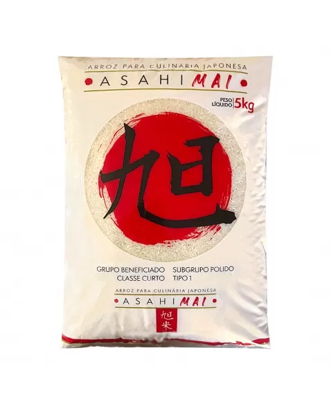 ARROZ GRÃO CURTO 5 KG - ASAHIMAI