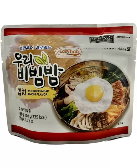 ARROZ INSTANTANEO DESIDRATADO SABOR KIMCHI 100G - BIMBIMBAP