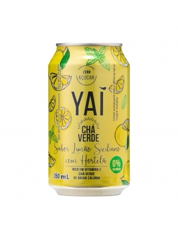 YAI CHA VERDE LIMAO SIC C/HOR. 350ML