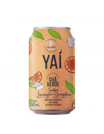 YAI CHA VERDE LARANJA C/GENGI 350ML