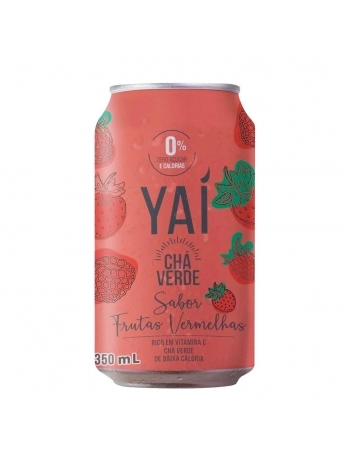 YAI CHA VERDE FRUTAS VERMELHAS 350ML