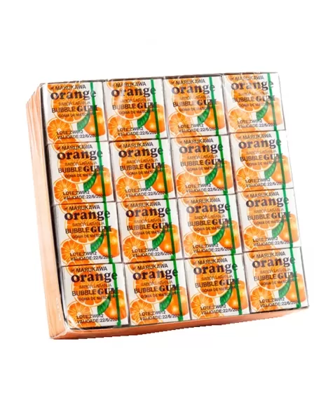 MARBLE GUM ORANGE (4BALL 48 X 5,4 G)