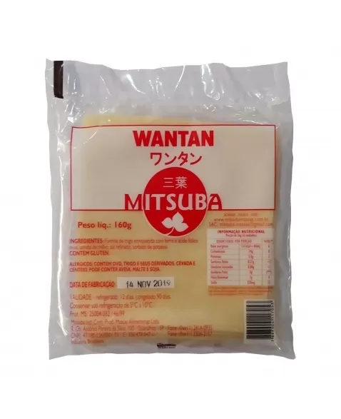 MASSA DE WANTAN ESPECIAL 160G - SANBA