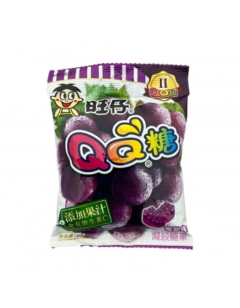 BALA WANT WANT SABOR UVA 70G - QQ GUMMY