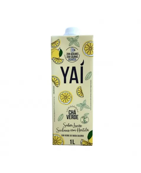 YAI CHA VERDE LIMAO SIC C/HOR. 1L