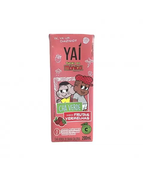 YAI CHA VERDE TM FRUTAS VERMELHAS 200ML