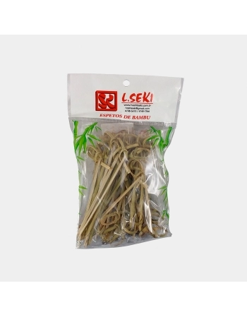 ESPETO DE BAMBU COM NO 12CM - PCT C/50 - LSEKI